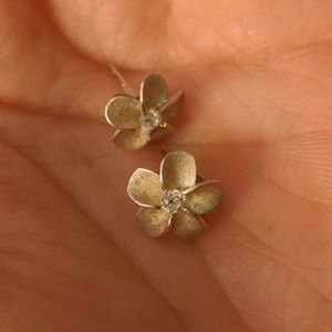 Sterling Silver and Swarovski Crystal earrings